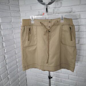 Denver Hayes Vintage Ladies Size 14/5 Tan Pull On Style Skorts